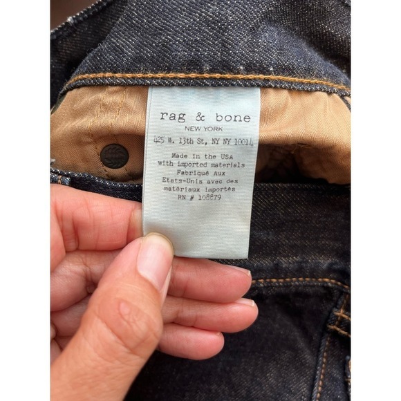 Rag & Bone Men's RB Jay 23X Skinny Leg Tailored Workwear Jeans SZ 29 - Picture 10 of 16